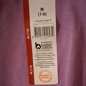 Wonder Nation Purple Kid Tough Tee